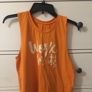 Orange theory fitness tank